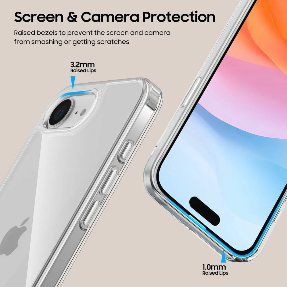 Mbështjellës Tech-Protect FlexAir Hybrid për Nothing Phone 3A Pro, Transparent Mbështjellës Tech-Protect FlexAir Hybrid për Nothing Phone 3A Pro, Transparent