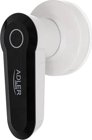 heqës pelete tekstilesh, Adler AD 9615, kokë 5 cm, thika çelik inox, punon me 2x AA, enë mbledhëse e heqshme, bardh e zezë