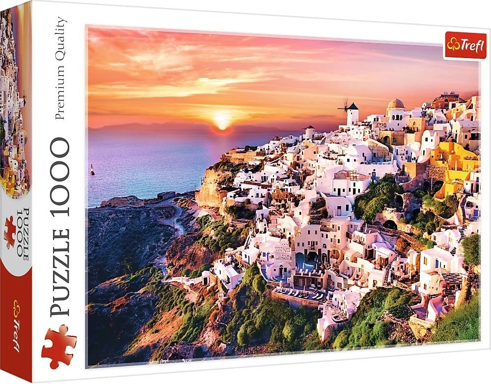 Puzzle Trefl 1000 pjesë, Santorini, 68x48 cm