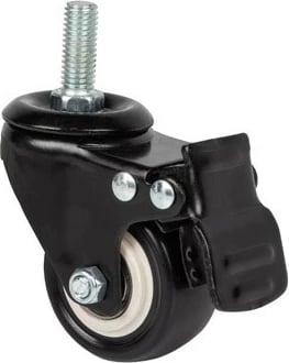 Set rrota Lanberg AK-1601-B për kabinete muri 19", e zezë, 4 copë