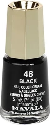 Llak për thonj MAVALA 48 Black 5ml
