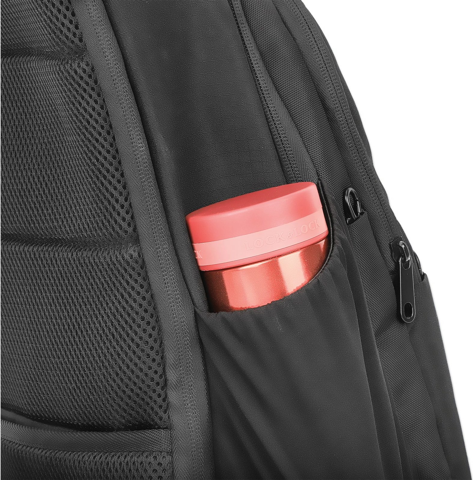 Çantë shpine MANHATTAN Amsterdam për notebook 13.3 inç, e zezë