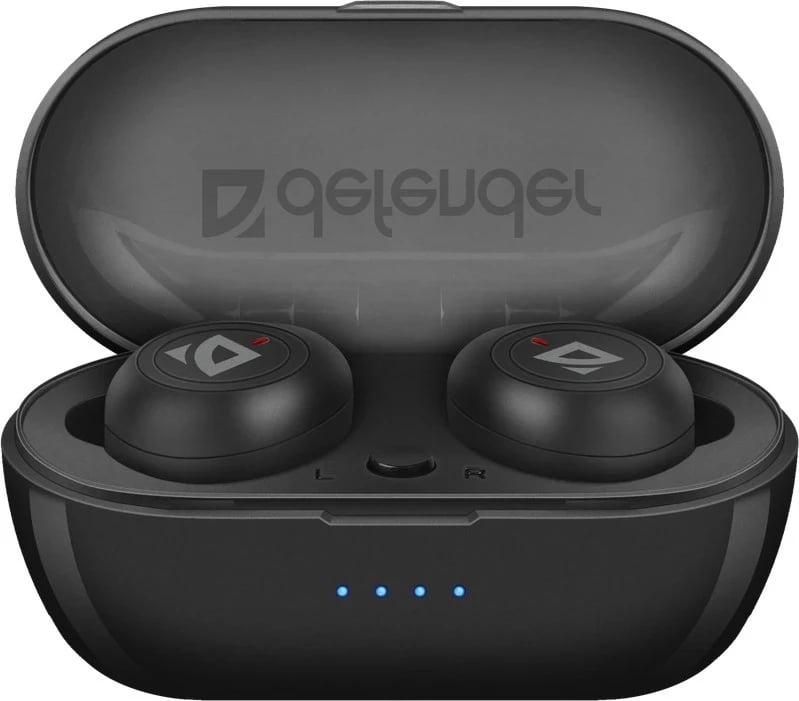 Kufje Defender Twins 638, wireless, të zeza