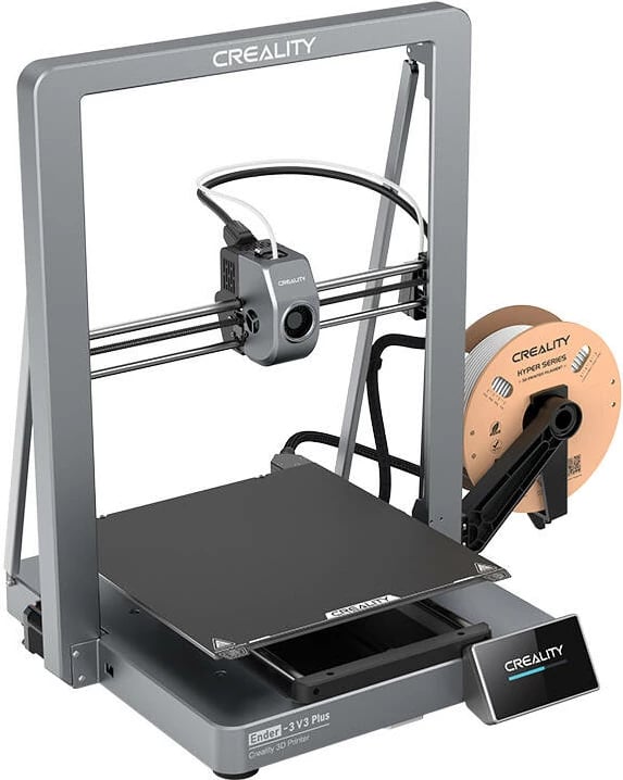 Printer 3D Creality Ender-3 V3 Plus, FDM, volum 300x300x330 mm, gri