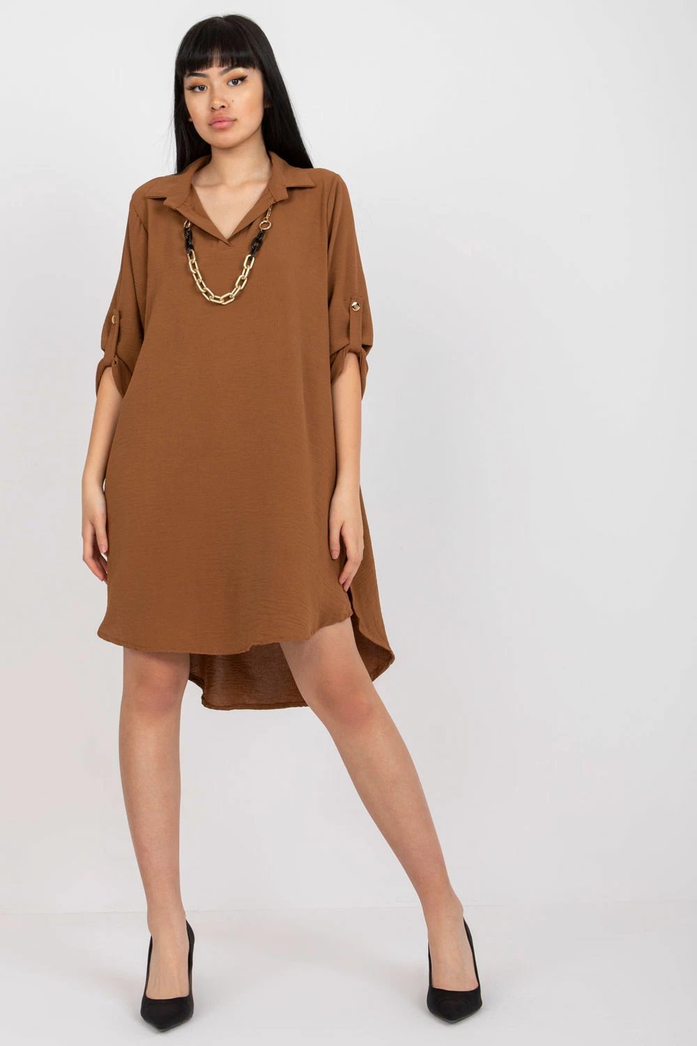 Fustan Italy Moda 165380, kafe