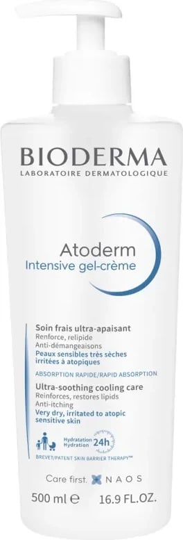 Gel krem për lëkurë të thatë Bioderma Atoderm Intensive, unisex, 500ml