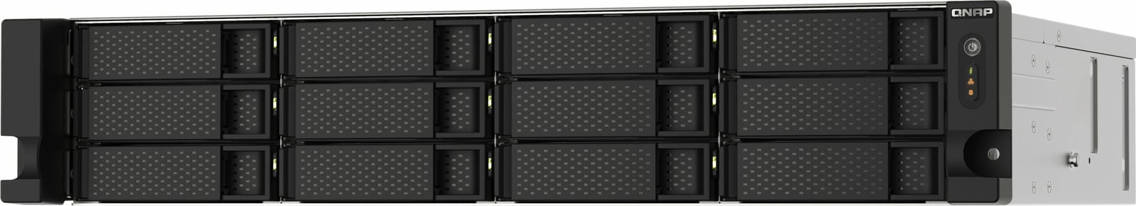 NAS QNAP 12-bay rackmount Ryzen V1500B 8GB DDR4 2x2.5GbE