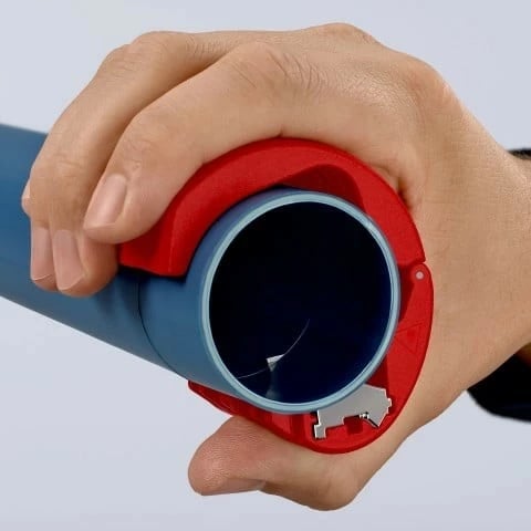 Prerës kabllosh Knipex BiX, plastikë/çelik inox, 5 cm, kuq