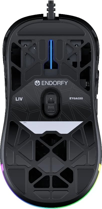 Maus gaming ENDORFY LIV EY6A020, me kabllo, 12000 DPI, i zi