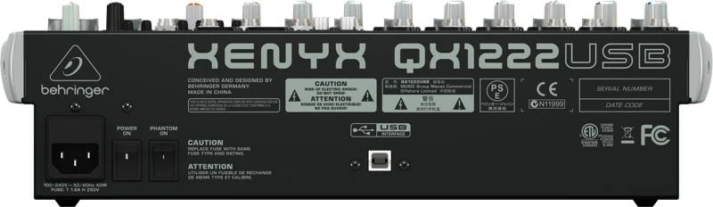 Mikser Behringer QX1222USB, 16 kanale