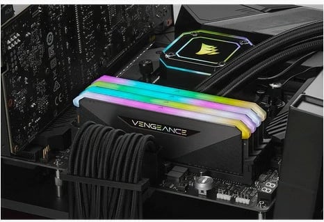 RAM Memorje Corsair Vengeance RGB 32GB (2x16GB) DDR4 3200MHz, e zezë
