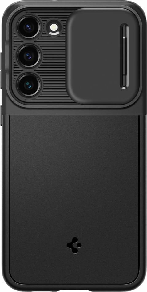 Mbështjellës Spigen Optik Armor për Samsung Galaxy S23, i zi
