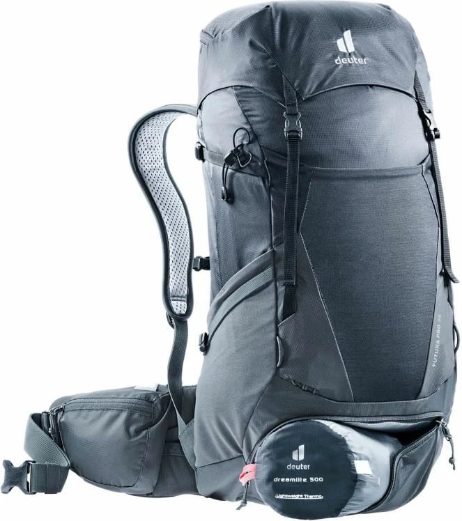 Çantë shpine Deuter, unisex, e zezë
