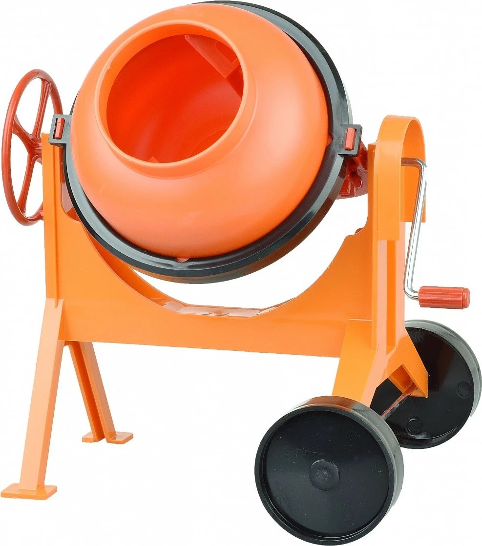 Lodër mikser betoni Lena 05004, për djem, portokalli/zezë