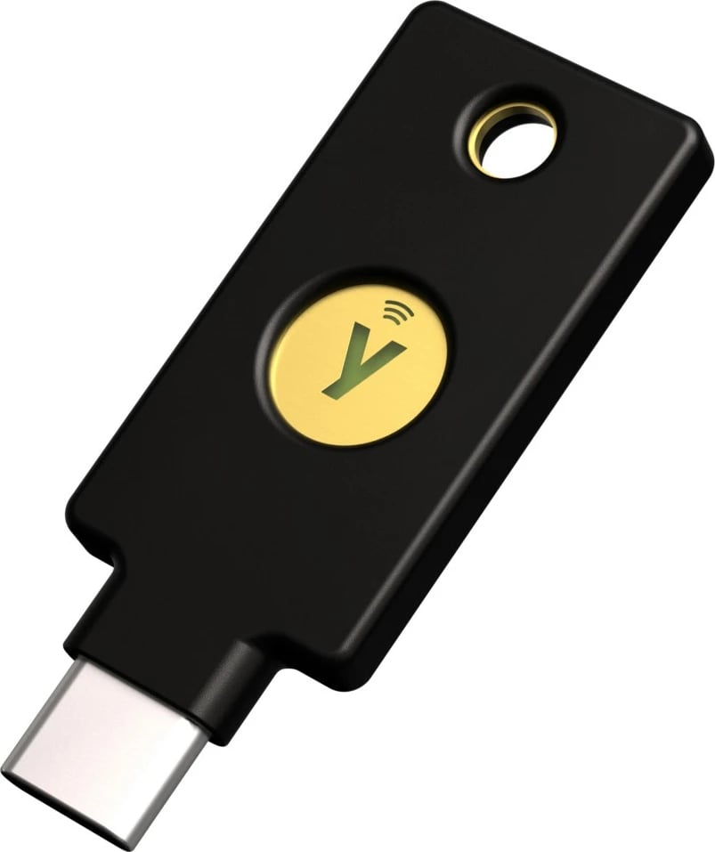 USB Çelës sigurie YUBICO, NFC, USB-C, i zi 