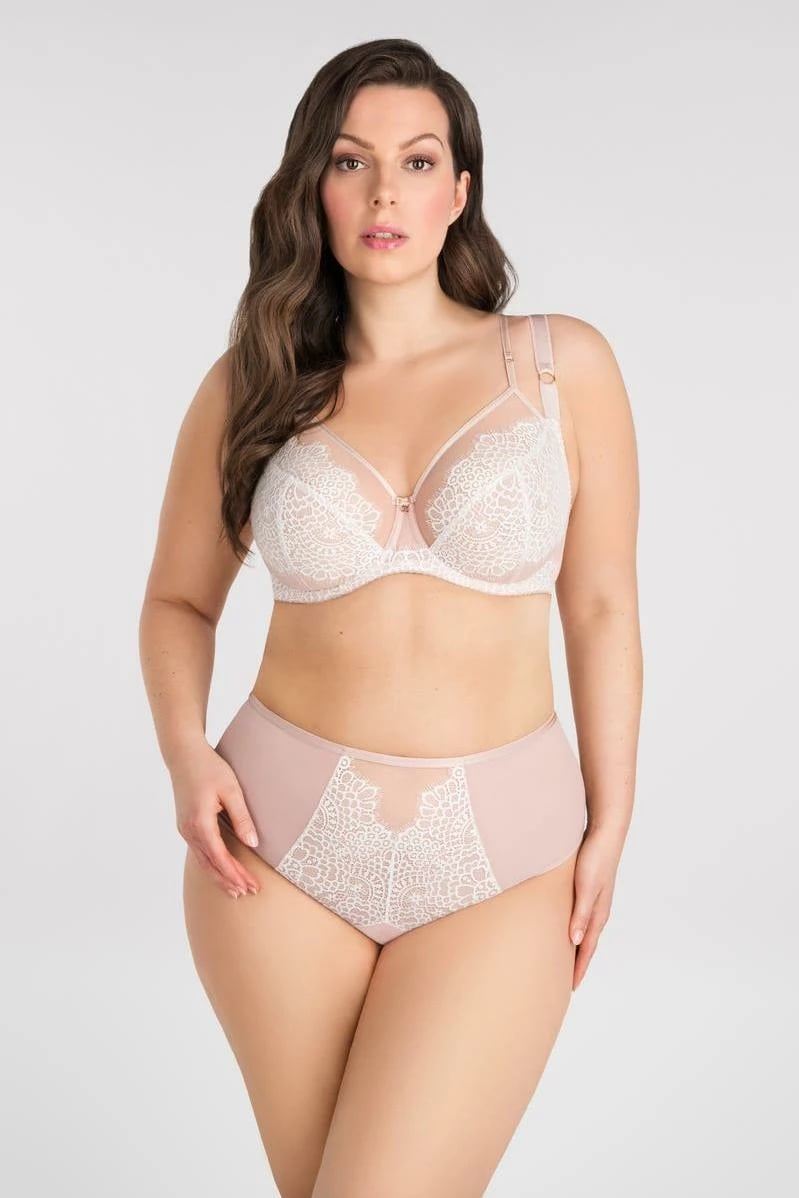 Sutjenë Gorsenia Lingerie, për femra, e bezhë