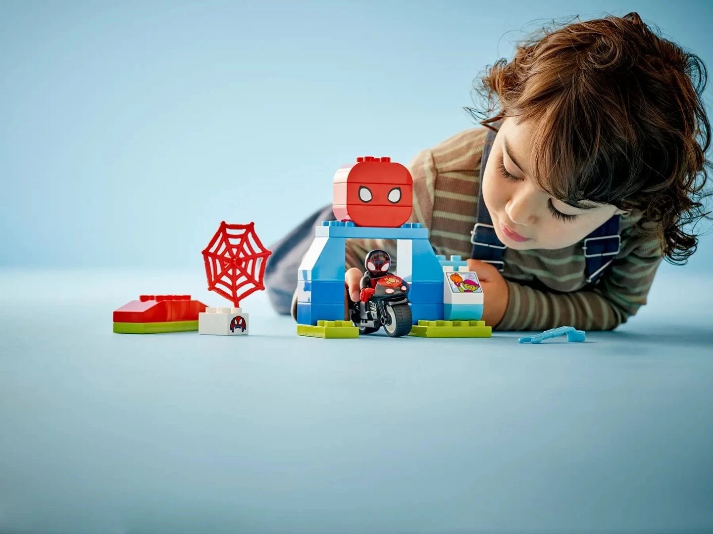 Lodra ndërtimi LEGO DUPLO 10424 Spin's Motorcycle Adventure