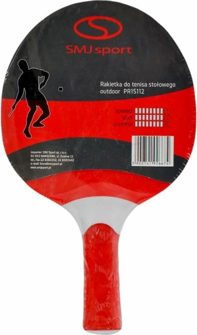 Raketë ping pongu SMJ, e kuqe