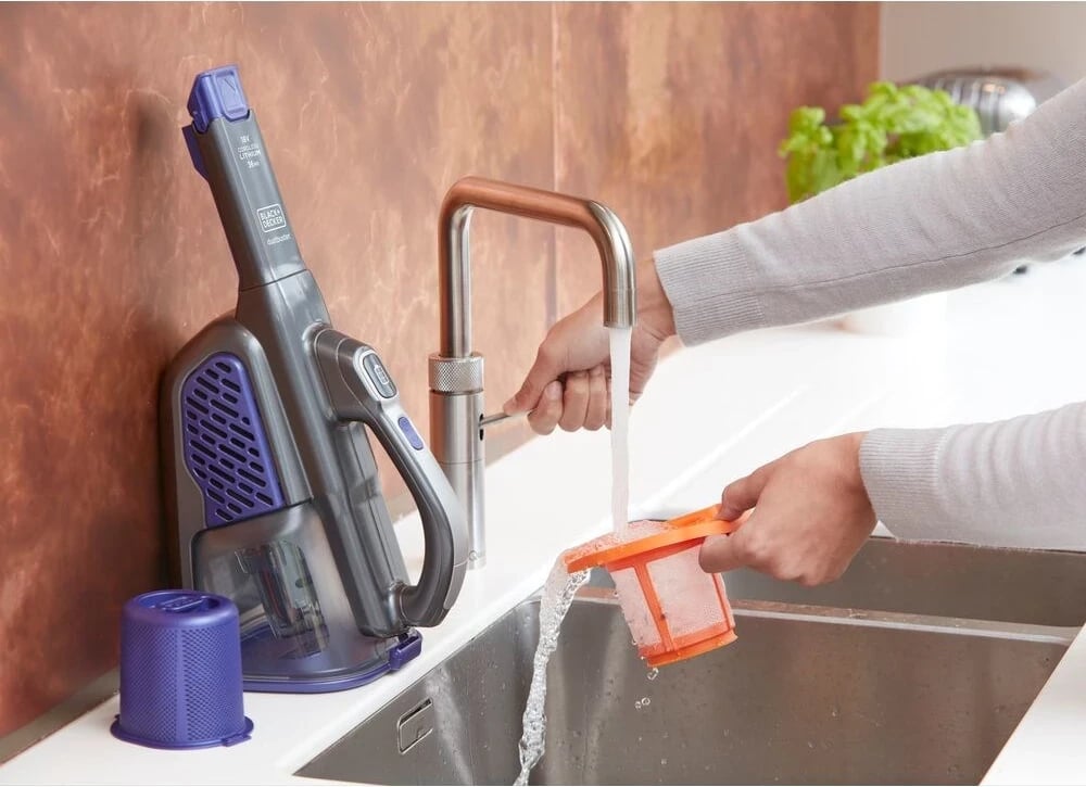Fshesë dore me korrent Black & Decker, 36W, e vjollcë/hiri
