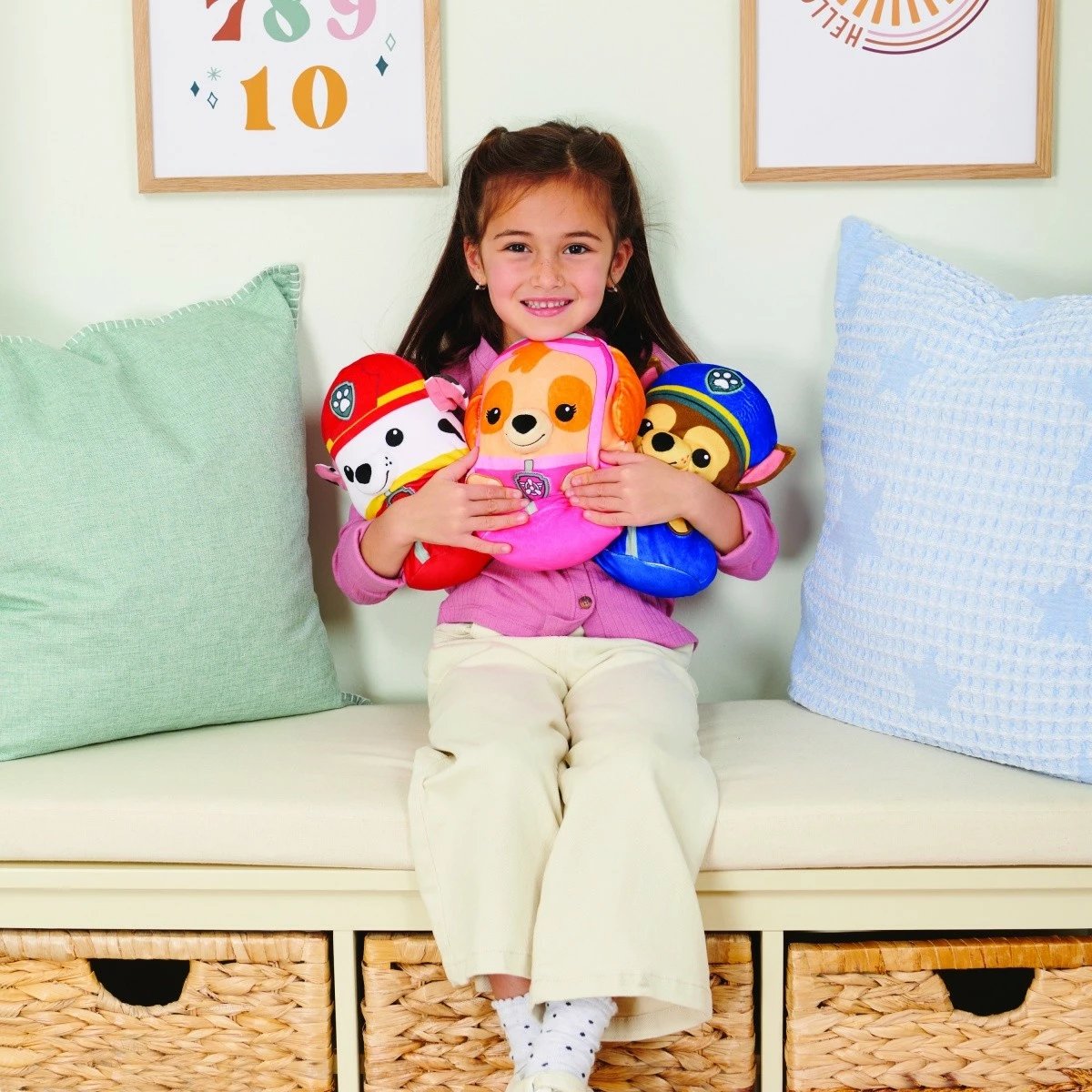 Maskotë pelushi Paw Patrol Spin Master Marshall 20 cm, kuqe