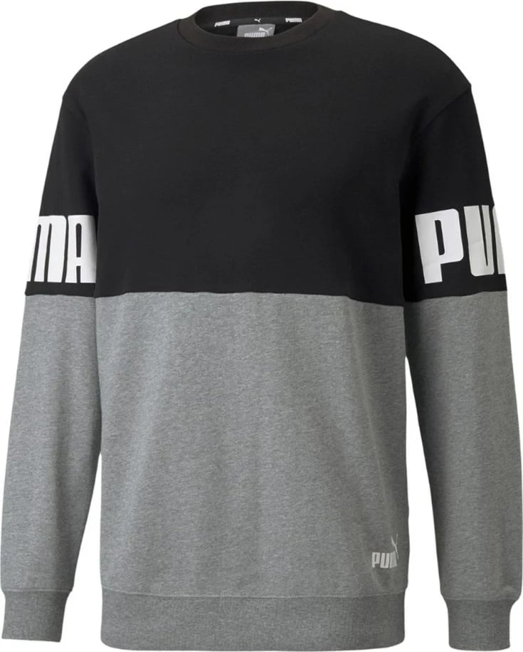 Duks Puma Power Colorblock, Gri-Zi