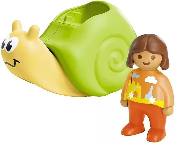 Set figurina Playmobil Junior 71699 me kërmill gringëllues, 2 copë
