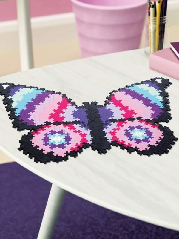 Puzzle bllokësh Plus-Plus Butterfly 800 copë, Shumëngjyrësh Puzzle bllokësh Plus-Plus Butterfly 800 copë, Shumëngjyrësh