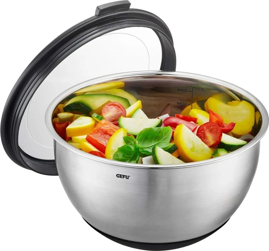 Set 2 tasa GEFU Muovo G-35055, plastikë, ngjyrë çelik inox