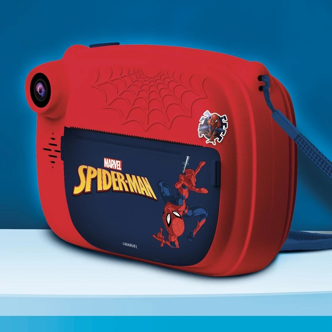 Kamerë për fëmijë Lisciani Marvel Spiderman, me printer, e kuqe