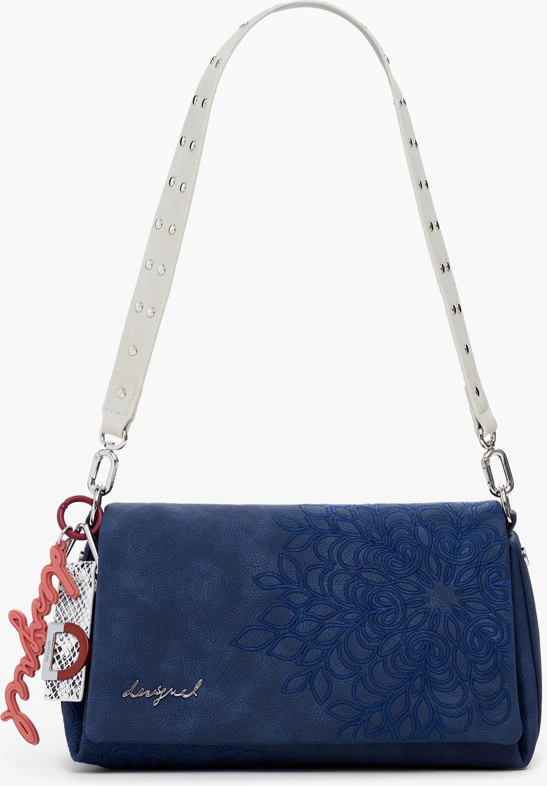 Çantë për femra Desigual Sierra Naron Medium Flap, blu