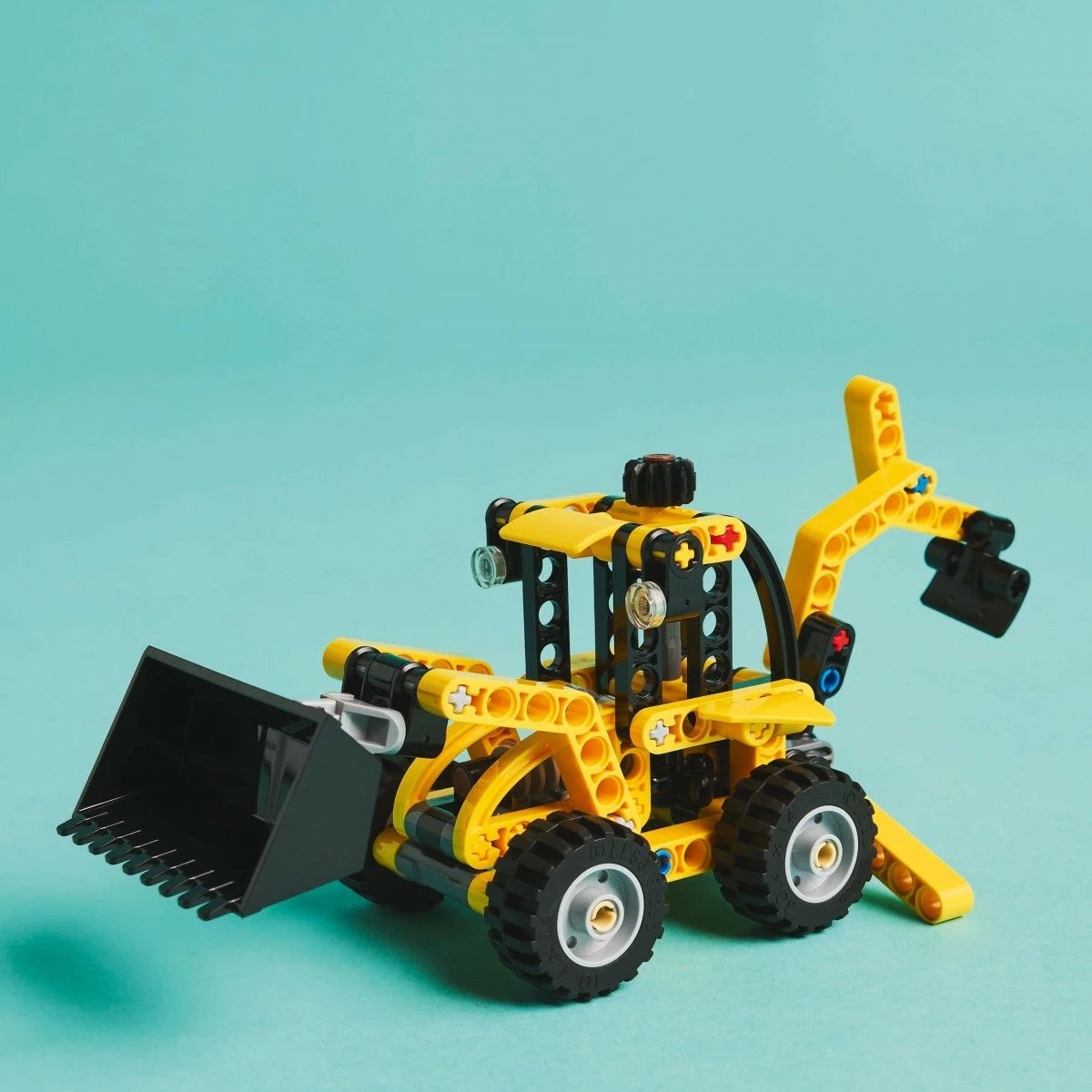 Set LEGO Technic Backhoe Loader 42197, 104 pjesë, plastik, e verdhë