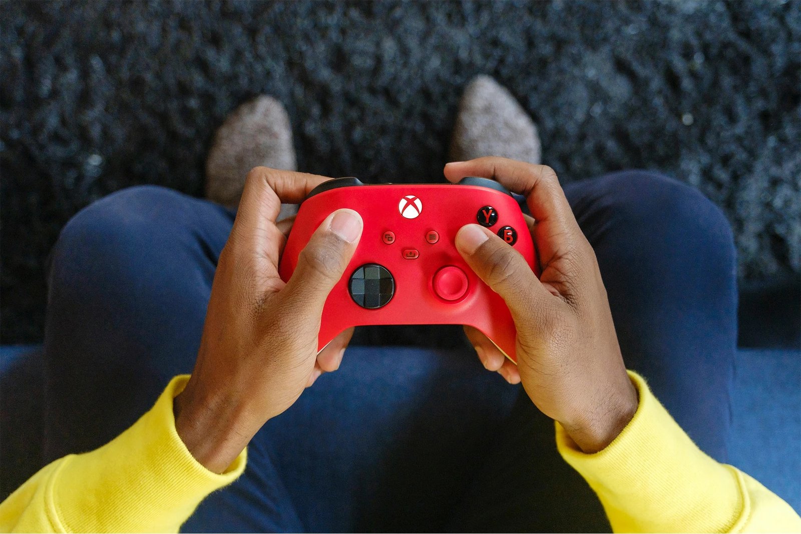 Gamepad Microsoft Xbox Wireless Controller, Bluetooth/USB, i kuq