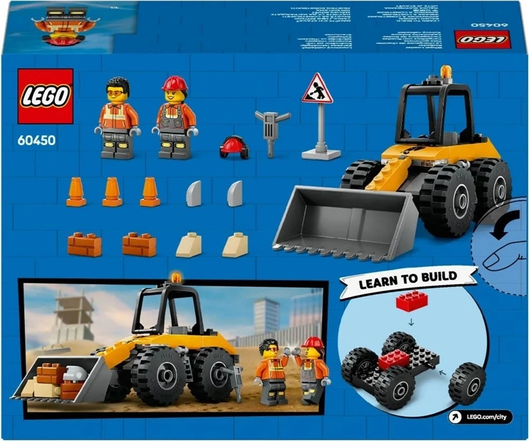 Set LEGO City 60450, për fëmijë 4+ vjet, Verdhë