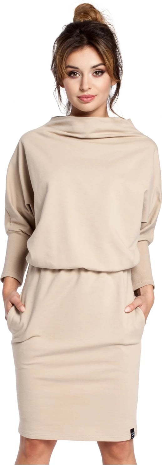 Fustan BeWear model 94576, bezhë