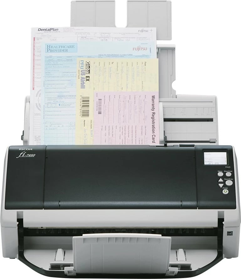 Skaner dokumentesh Ricoh fi-7480, automatik, ngjyrë gri