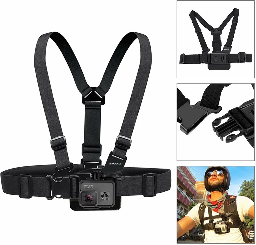 Set aksesorësh për kamera sportive Puluz PKT09, 53 copë, universal