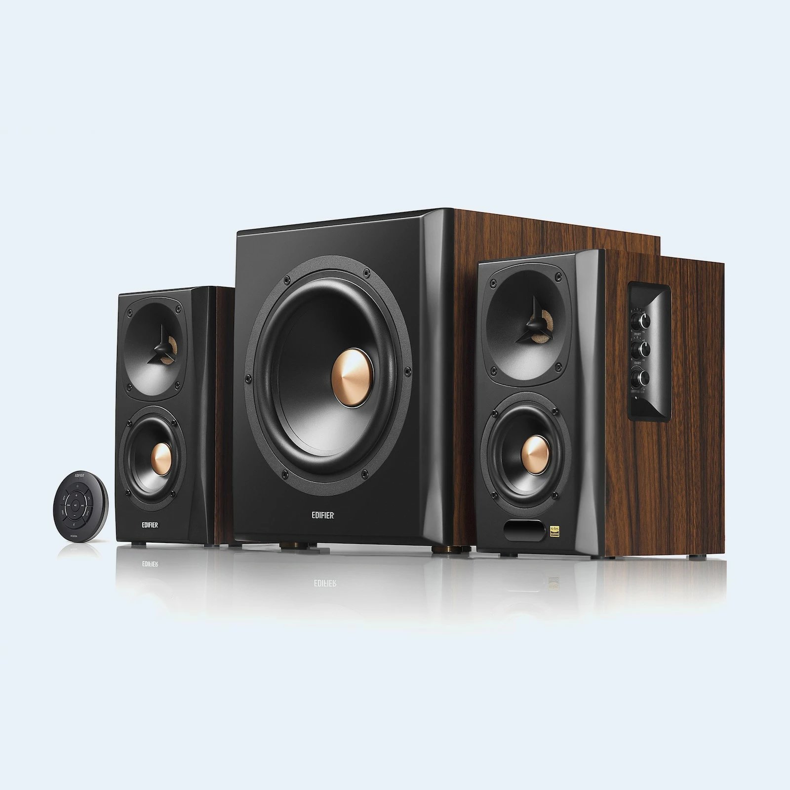 Sistem zërimi Edifier S360DB, 2.1 kanale, 150 W, PC, E zezë, Dru