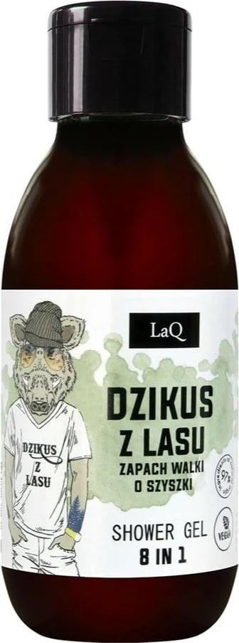 Xhel dushi për meshkuj LaQ Mini 8-in-1 Dzikus z Lasu 100ml