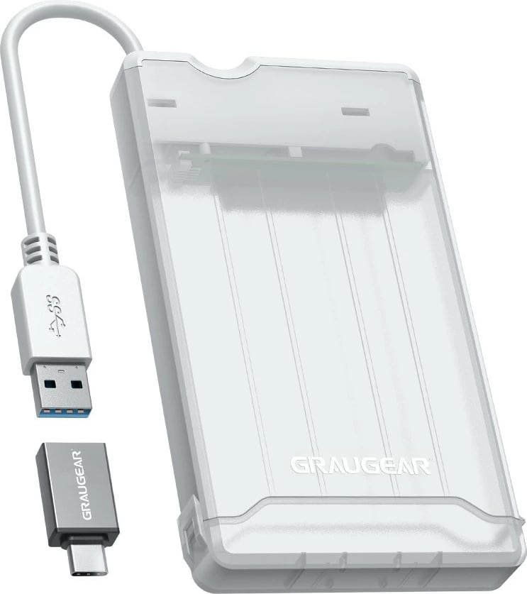 Kasë e jashtme GrauGear 2.5" HDD/SSD, USB 3.2, alumini