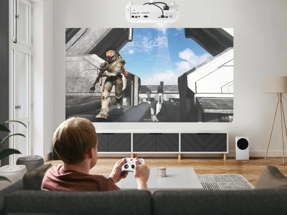 Projektor Viewsonic PX749-4K, 4000 ANSI lumens, UHD 4K, i bardhë