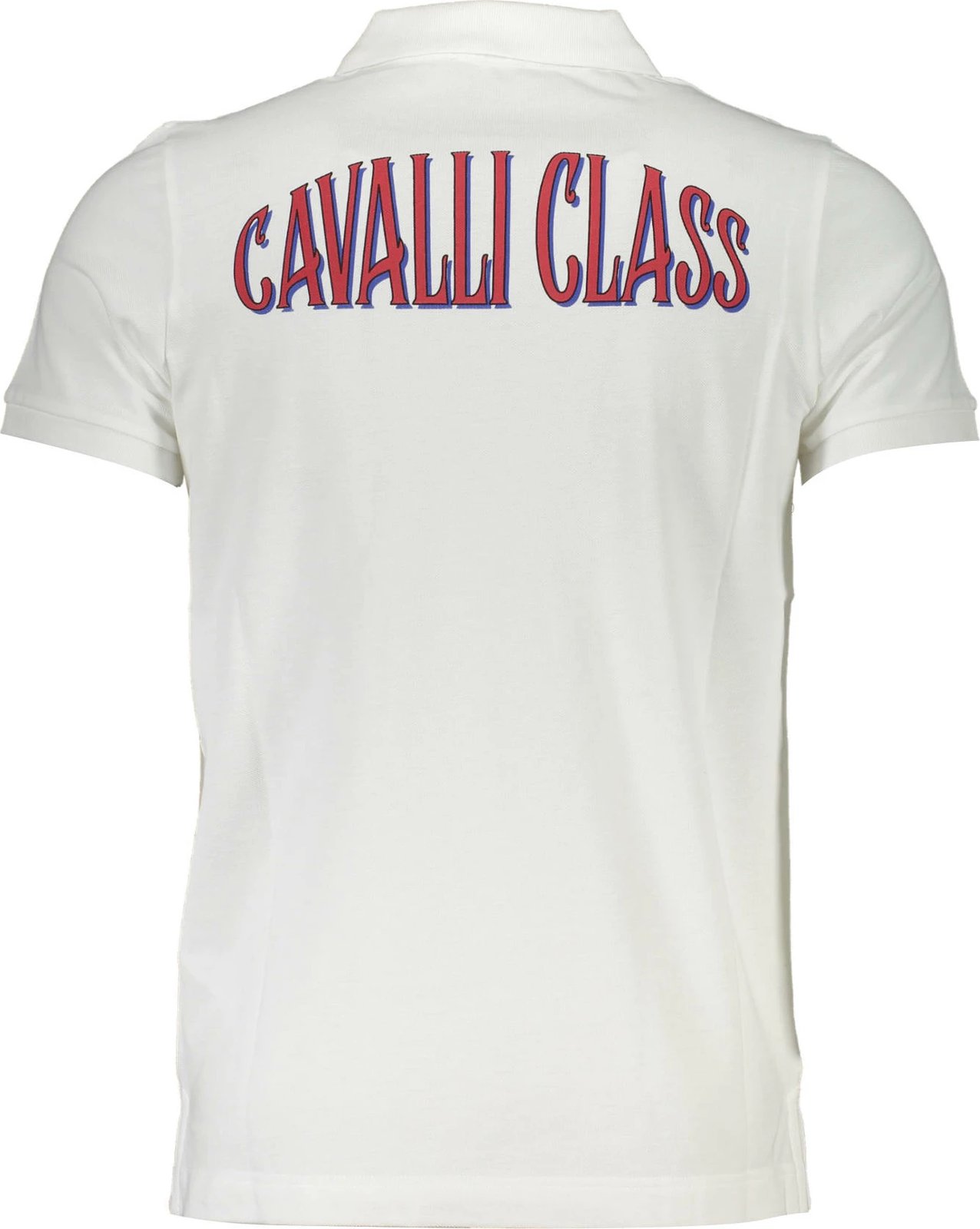 Polo për meshkuj CAVALLI CLASS, të bardhë