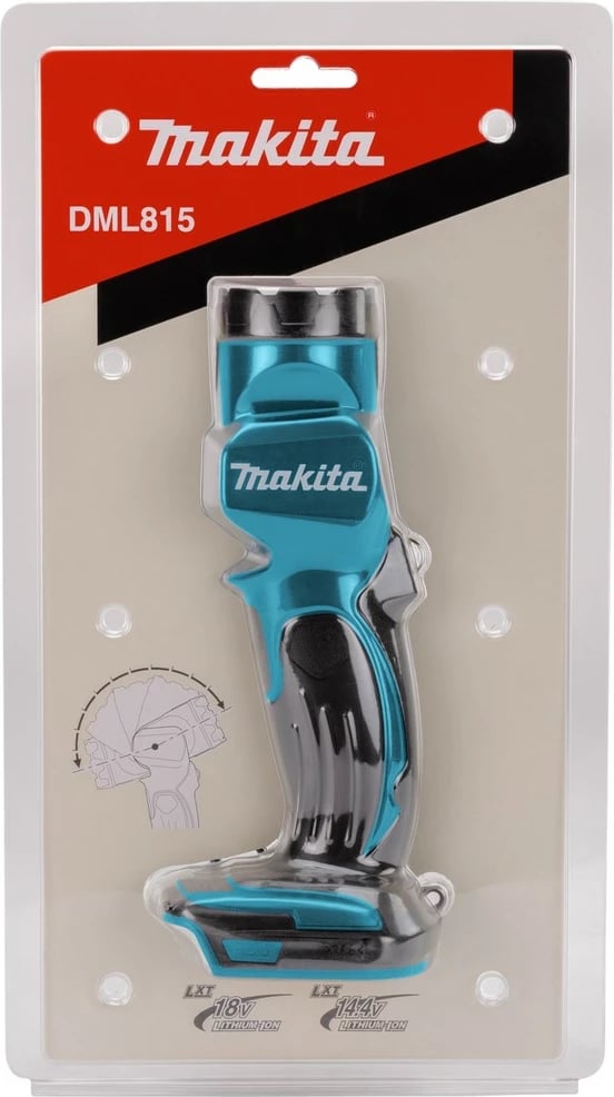 Dritë dore Makita DML815, LED, 160 lumen, plastikë, e zezë/turquoise