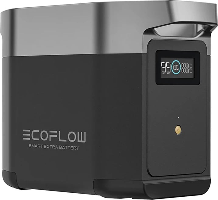 Bateri shtesë EcoFlow DELTA 2, 1024 Wh, për stacion energjie, e zezë