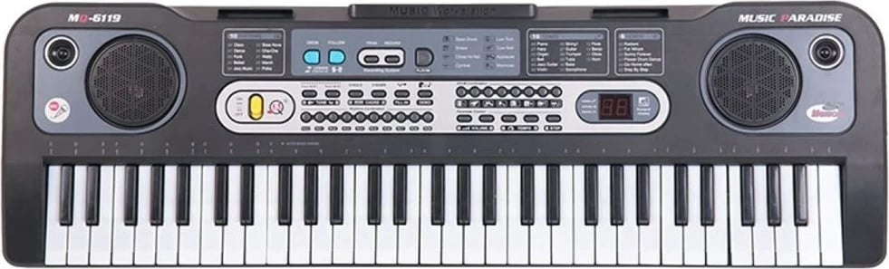 Tastierë muzikore MQ 6119, 61 taste, e zezë