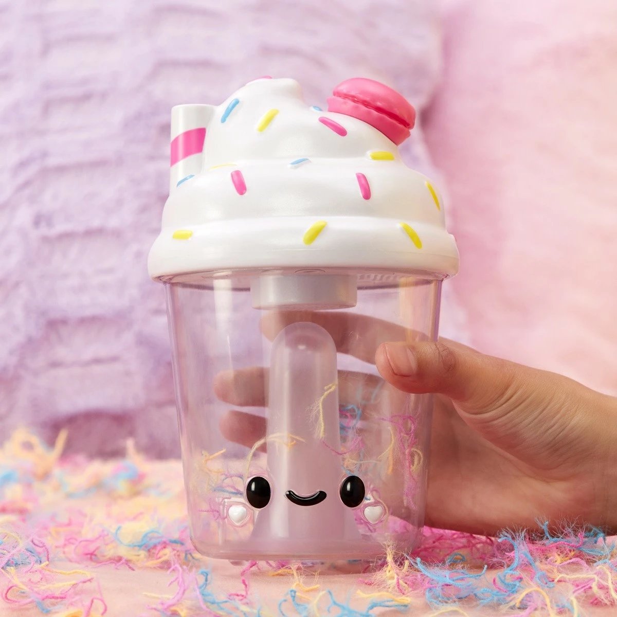 Jastëk lodër Fluffie Stuffiez Pillow Fight, për fëmijë, Rozë/Kaltër/Vjollcë, set