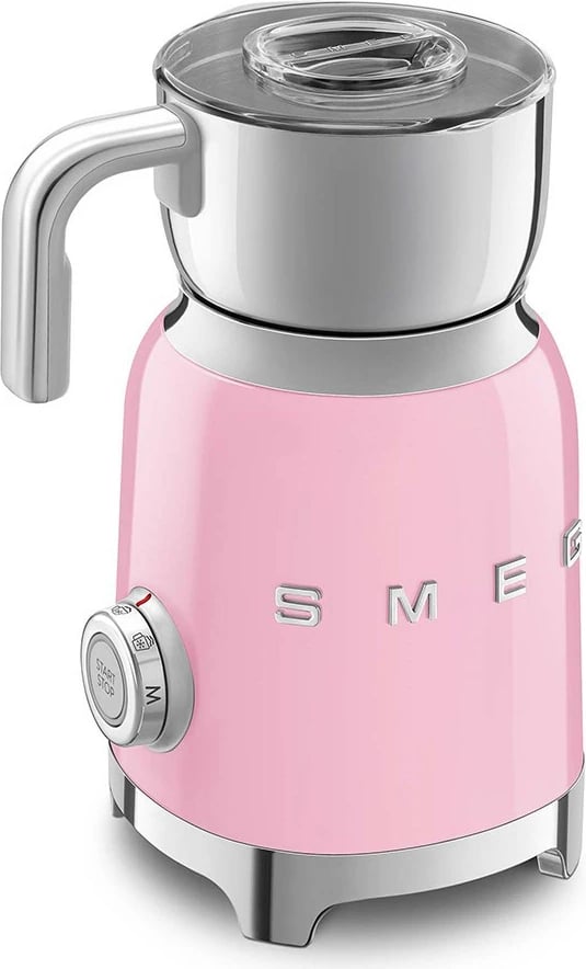 Shkumues qumështi SMEG 50's Style, rozë