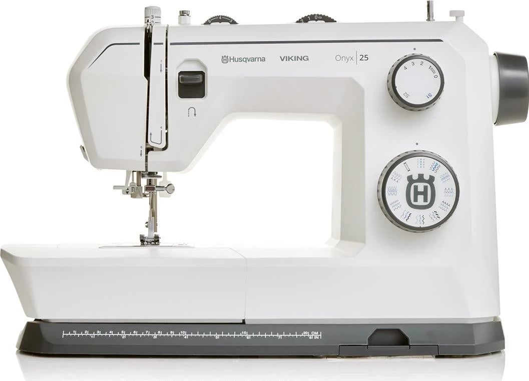 Makine qepëse Husqvarna Onyx 25, mekanike, e bardhë