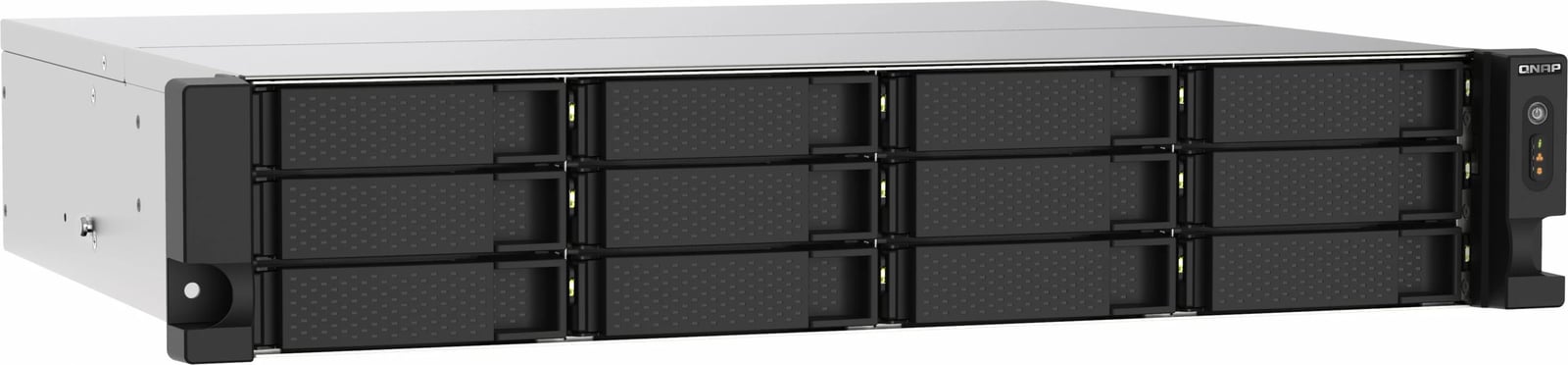 NAS QNAP 12-bay rackmount Ryzen V1500B 8GB DDR4 2x2.5GbE