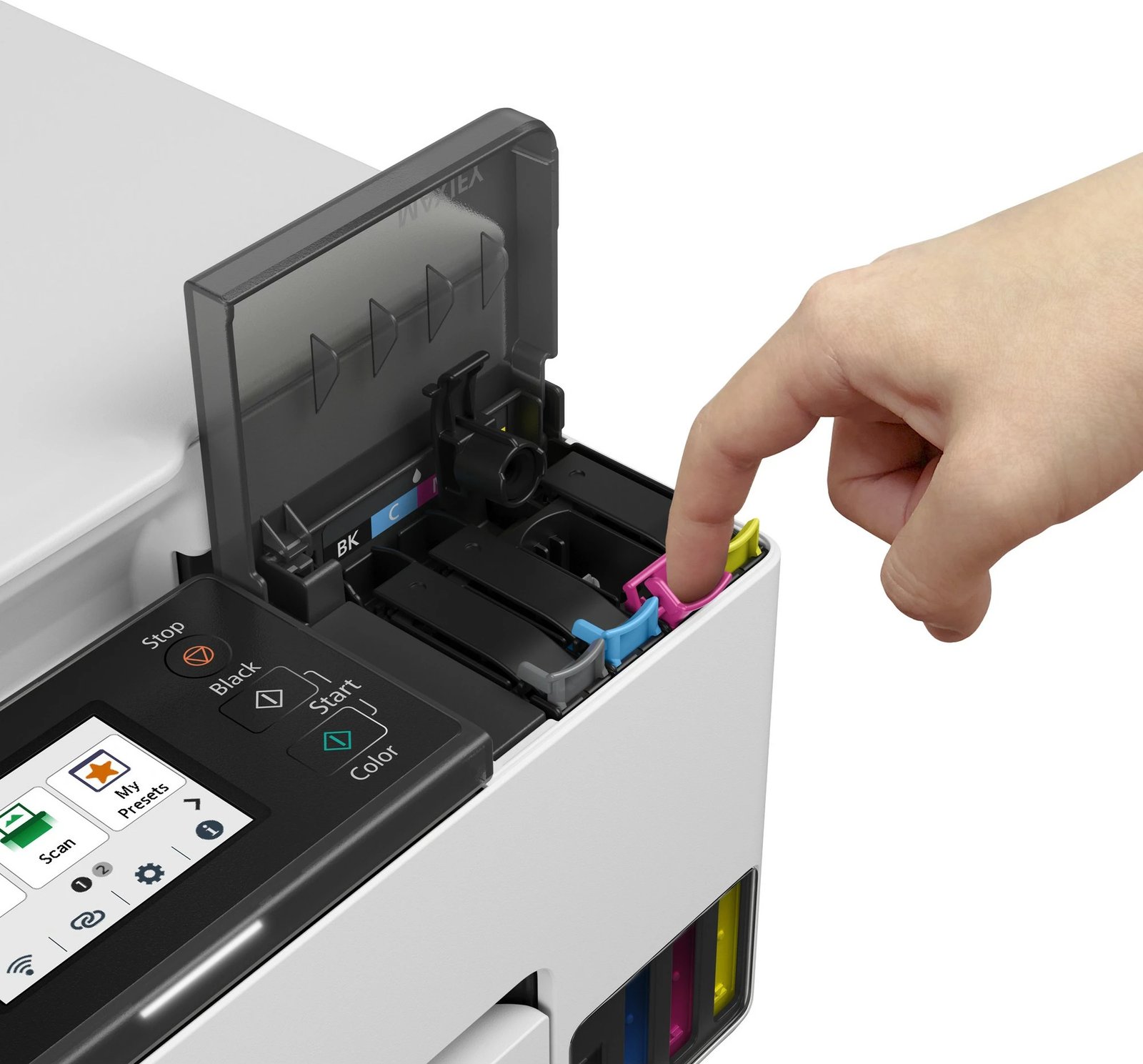 Printer Canon MAXIFY GX1050, Inkjet, Colour printing, 600 x 1200 DPI, Colour copying, A4, Black, White