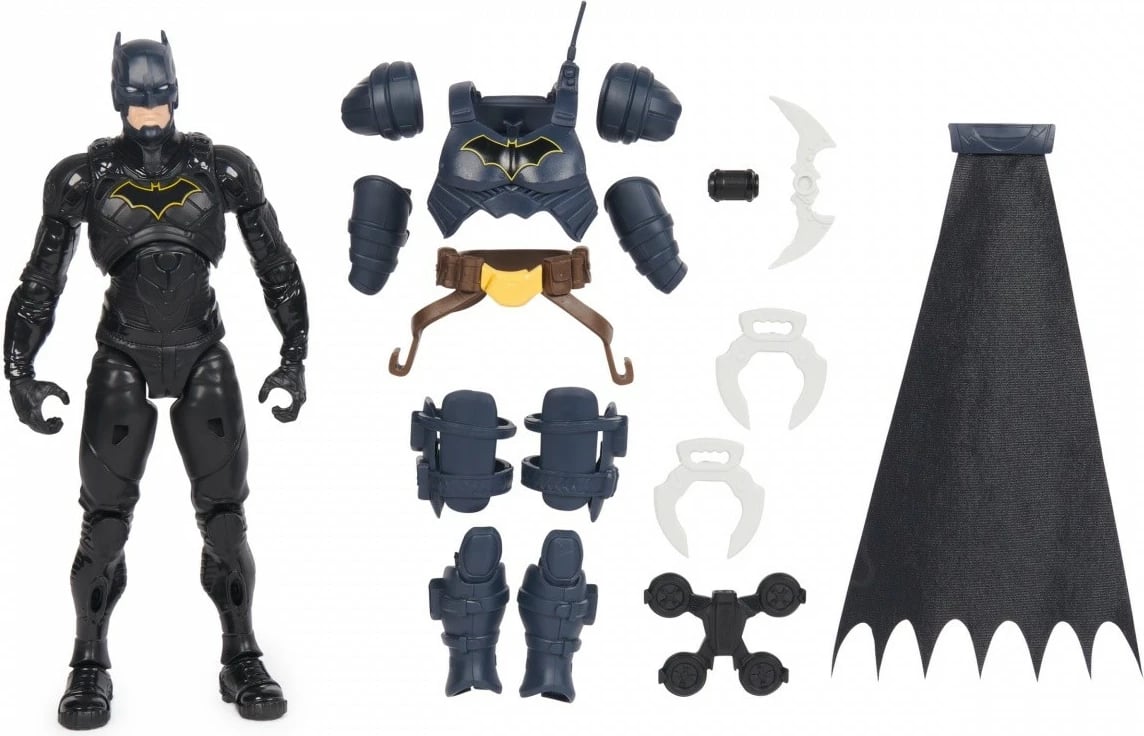 Figurinë aksioni Batman Spin Master 6067399 me 16 aksesorë, 30cm